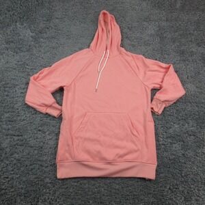 The WARMY Hoodie Womens Medium Pink Pullover Fleece Lined Kangaroo Pocket NWOT